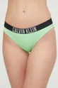 zielony Calvin Klein figi kąpielowe Damski