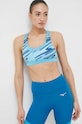 Спортивний бюстгальтер Mizuno Alpha Graphic легко ущільнена блакитний J2GAA212