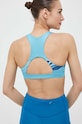 Одяг Спортивний бюстгальтер Mizuno Alpha Graphic J2GAA212 блакитний