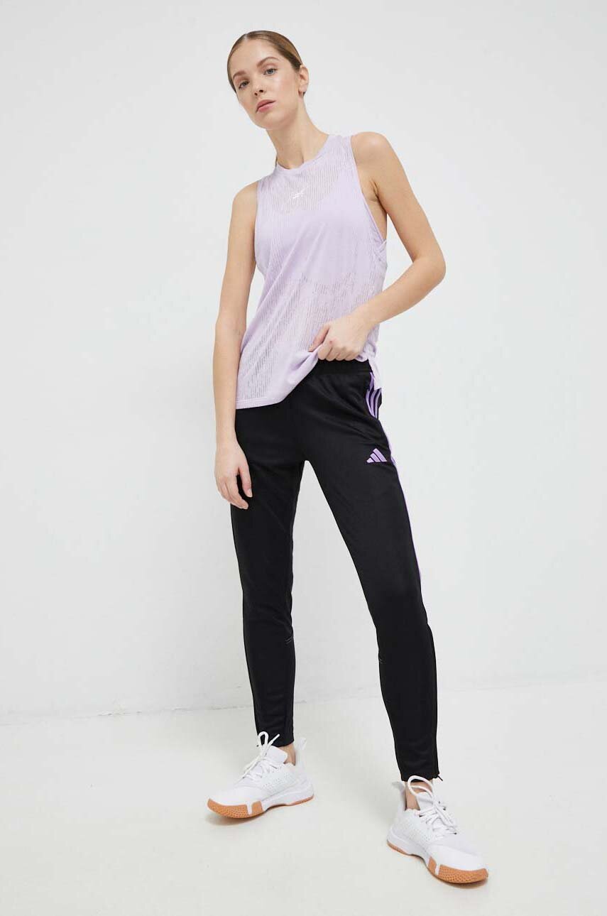 Sportovní podprsenka Reebok Lux fialová