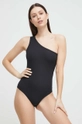 fekete Spanx alakformáló body Suit Yourself Ribbed One Shoulder Női