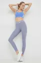 Бюстгальтер для йоги adidas Performance AeroReact голубой
