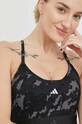 adidas Performance biustonosz sportowy AeroReact czarny HS7269