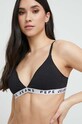Pepe Jeans biustonosz LOGO BRA B dzianina czarny PLU10918.999