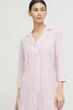 Πουκάμισο πιτζάμας Lauren Ralph Lauren ροζ