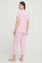 Lauren Ralph Lauren piżama fioletowy