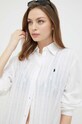 Ruházat Polo Ralph Lauren vászon ing strandra 21264377 fehér