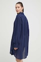 Polo Ralph Lauren koszula plażowa lniana 21264377 granatowy AA00