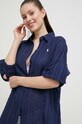 Polo Ralph Lauren koszula plażowa lniana granatowy 21264377