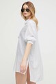Памучно горнище на пижама Polo Ralph Lauren сив 21260374