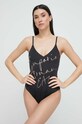 EA7 Emporio Armani jednoczęściowy strój kąpielowy miękka czarny 911120.3R407