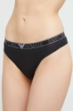 Στρινγκ Emporio Armani Underwear 2-pack μαύρο