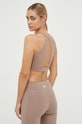 Odzież Reebok biustonosz do jogi Long Line HT6152 beżowy