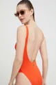 Twinset jednoczęściowy strój kąpielowy pomarańczowy