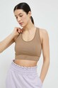 Спортивный бюстгальтер Fila Corte FAW0382 зелёный SS23