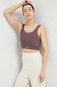 Odzież Fila biustonosz sportowy Cassis FAW0384 fioletowy
