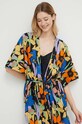 Roxy narzutka plażowa bawełniana multicolor ERJX603338