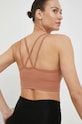 Αθλητικό σουτιέν Roxy Heart Into It χωρίς μεταλλικές μπανέλες καφέ ERJKT03976