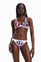 Bikini top Desigual λευκό