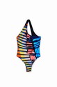 Desigual jednoczęściowy strój kąpielowy 23SWMK08 czarny