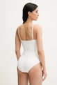 MICHAEL Michael Kors egyrészes fürdőruha LOGO TRIM SURPLICE ONE PIECE MM7M759 fehér SS25