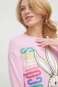 πολύχρωμο Βαμβακερή μπλούζα πιτζάμας με μακριά μανίκια United Colors of Benetton x Looney Tunes