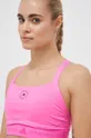 różowy adidas by Stella McCartney biustonosz sportowy TruePurpose