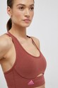 Спортивный бюстгальтер adidas by Stella McCartney TrueStrength коричневый IC5971