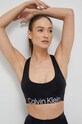 Calvin Klein Performance biustonosz sportowy Effect bez fiszbinów czarny 00GWS3K115