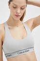 Calvin Klein Performance sutien sport CK Athletic gri 00GWS3K122