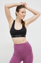 Одяг Спортивний бюстгальтер Calvin Klein Performance CK Athletic 00GWS3K122 чорний