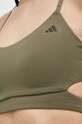adidas Performance biustonosz do jogi HY1106 zielony