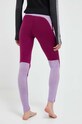 Odzież Icebreaker legginsy funkcyjne 125 ZoneKnit IB0A56H68221 fioletowy