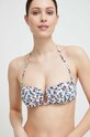 Bikini top Tommy Hilfiger χωρίς μεταλλικές μπανέλες λευκό UW0UW04527.PPYX