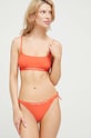 Odzież Tommy Hilfiger biustonosz kąpielowy UW0UW04533.PPYX pomarańczowy
