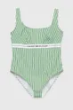 zelena Jednodijelni kupaći kostim Tommy Hilfiger Ženski