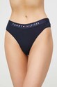 Tommy Hilfiger stringi dzianina granatowy UW0UW04146.PPYX