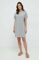 Бавовняна нічна сорочка Tommy Hilfiger UW0UW04526.PPYX сірий SS23