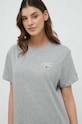Tommy Hilfiger koszula nocna bawełniana szary UW0UW04526.PPYX