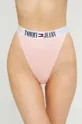 rózsaszín Tommy Jeans brazil bikini alsó Női
