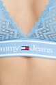 Tommy Jeans biustonosz niebieski UW0UW04252.PPYX