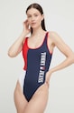 Tommy Jeans jednoczęściowy strój kąpielowy miękka granatowy UW0UW04095.PPYX