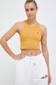 Rip Curl top treningowy z elastanem żółty 04DWTE