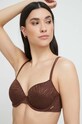 Бюстгальтер Calvin Klein Underwear с кисточками коричневый 000QF6875E.PPYX