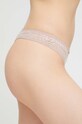 Calvin Klein Underwear stringi 000QF6878E.PPYX beżowy AW23