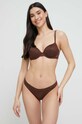 Odzież Calvin Klein Underwear stringi 000QF6878E.PPYX brązowy