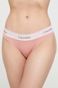 Calvin Klein Underwear stringi dzianina pomarańczowy 000QF7208E.PPYX