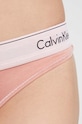 Odzież Calvin Klein Underwear stringi 000QF7208E.PPYX pomarańczowy