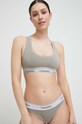 Calvin Klein Underwear stringi dzianina szary 000QF7208E.PPYX