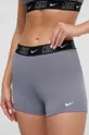 sivá Plavkové šortky Nike Logo Tape Dámsky